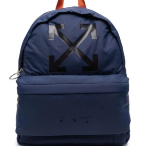 Off-white logo-print backpack