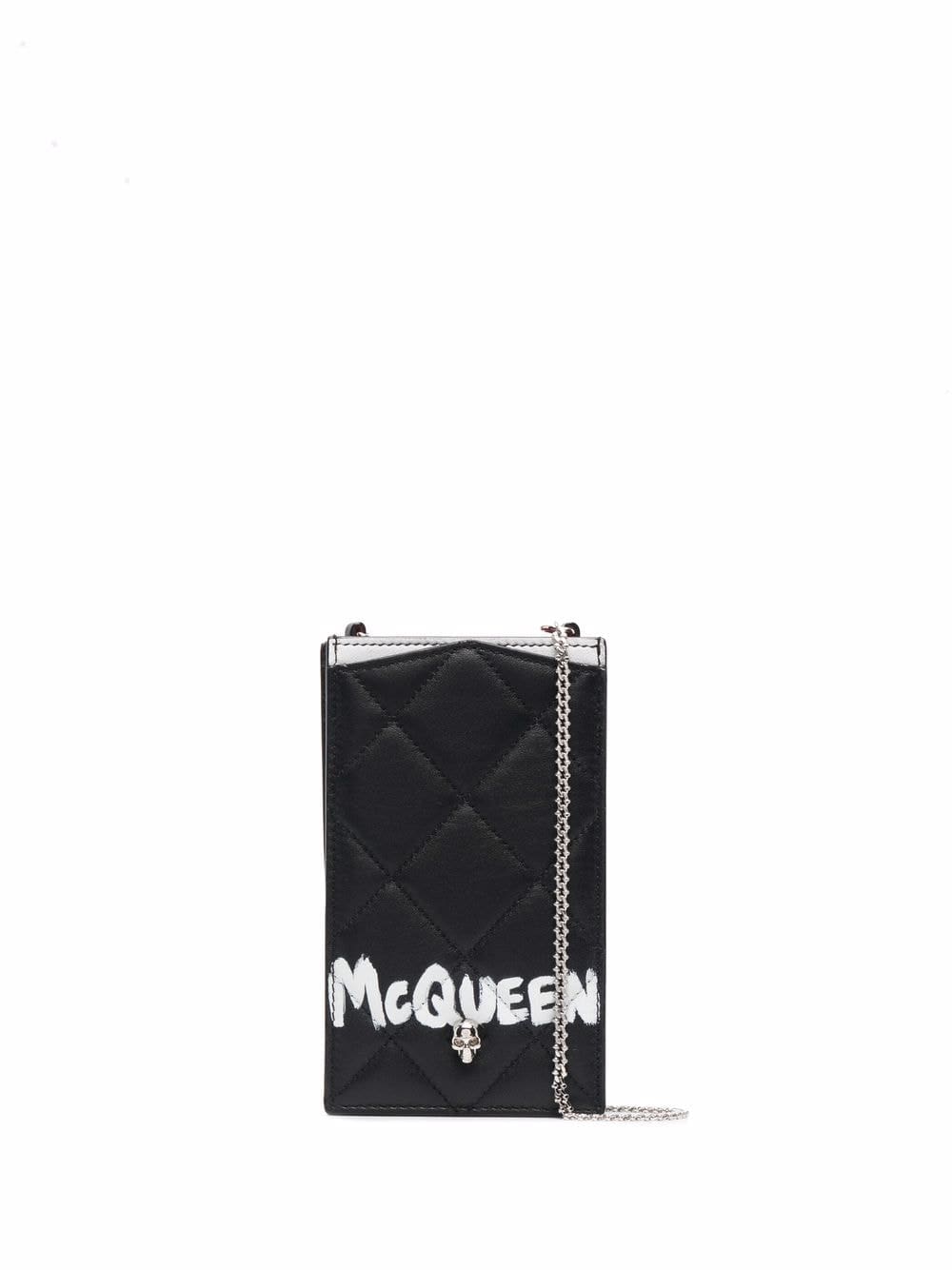 Alexander McQueen quilted logo mini bag