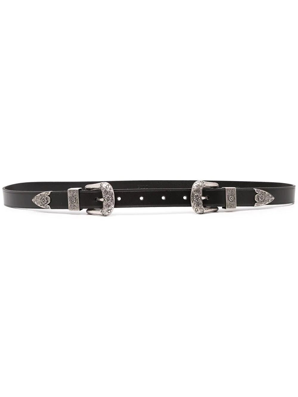 Polo Ralph Lauren double-buckle leather belt