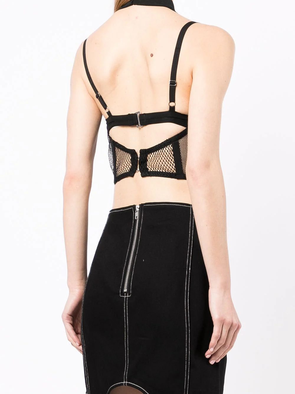 Dion Lee net-lace layered bra top - Image 4
