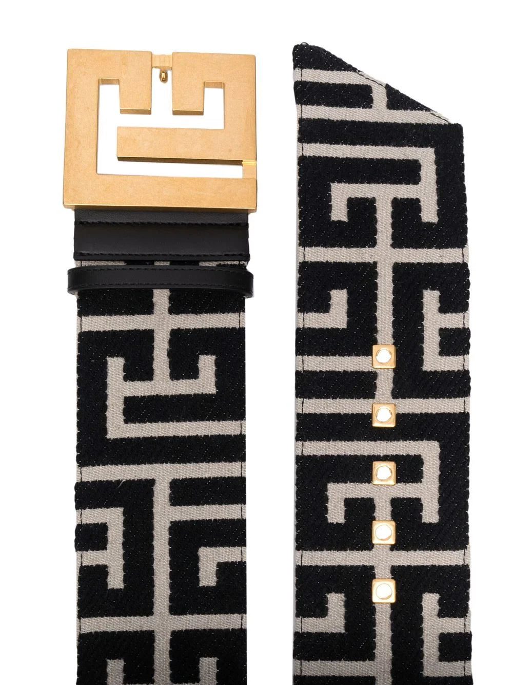 Balmain Monogram buckle belt - Image 2