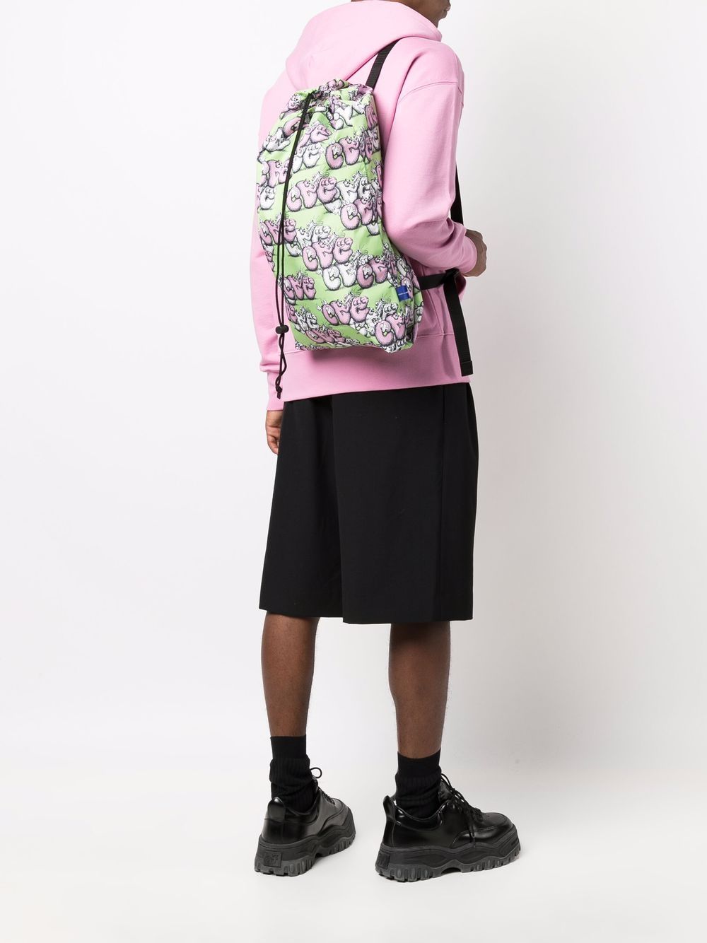 Comme Des Garçons Shirt Kaws-print backpack - Image 3