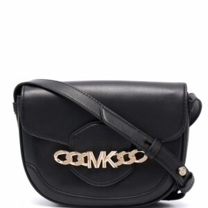 Michael Kors logo-chain leather crossbody bag