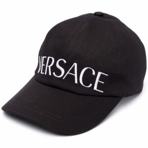 Versace Medusa plaque logo cap