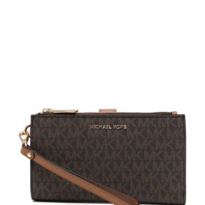 Michael Michael Kors  Adele monogram clutch bag