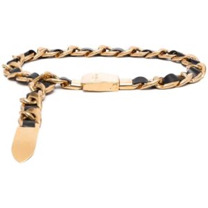 Balmain  leather chain belt