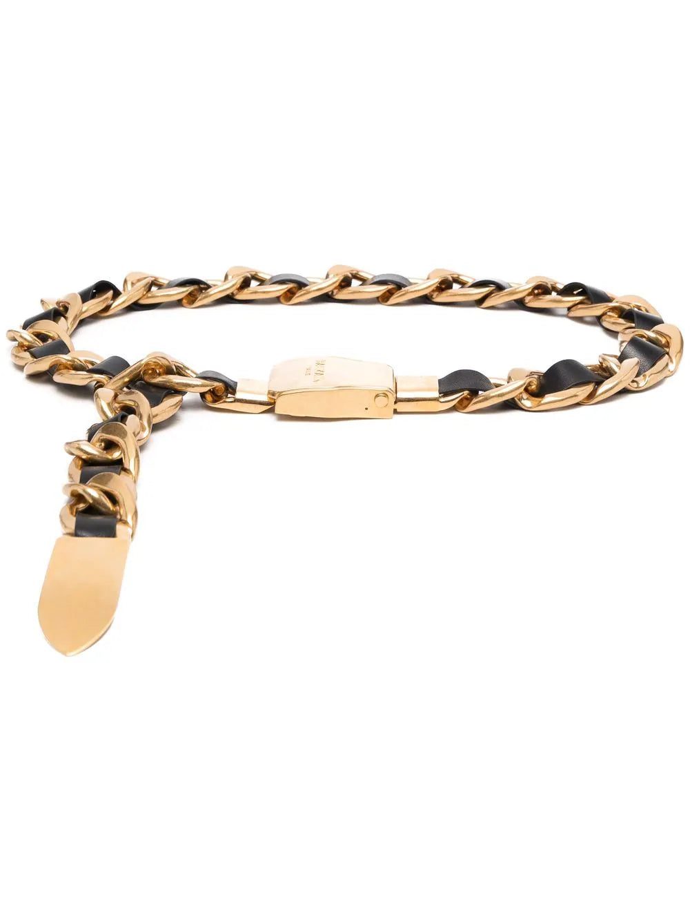 Balmain leather chain belt