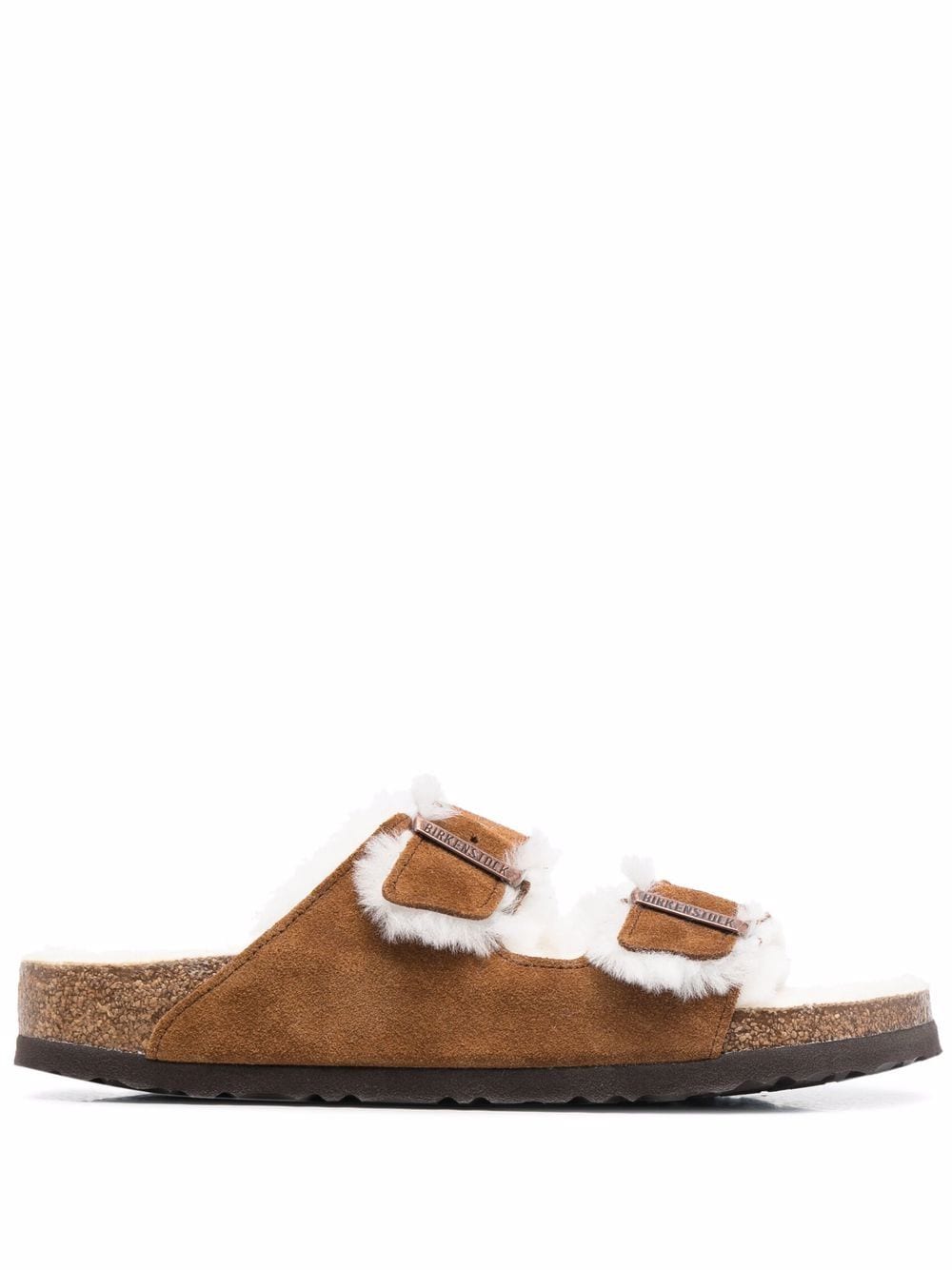 Birkenstock Arizona fur-lined sandals