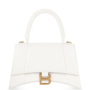 Balenciaga small Hourglass crocodile effect bag
