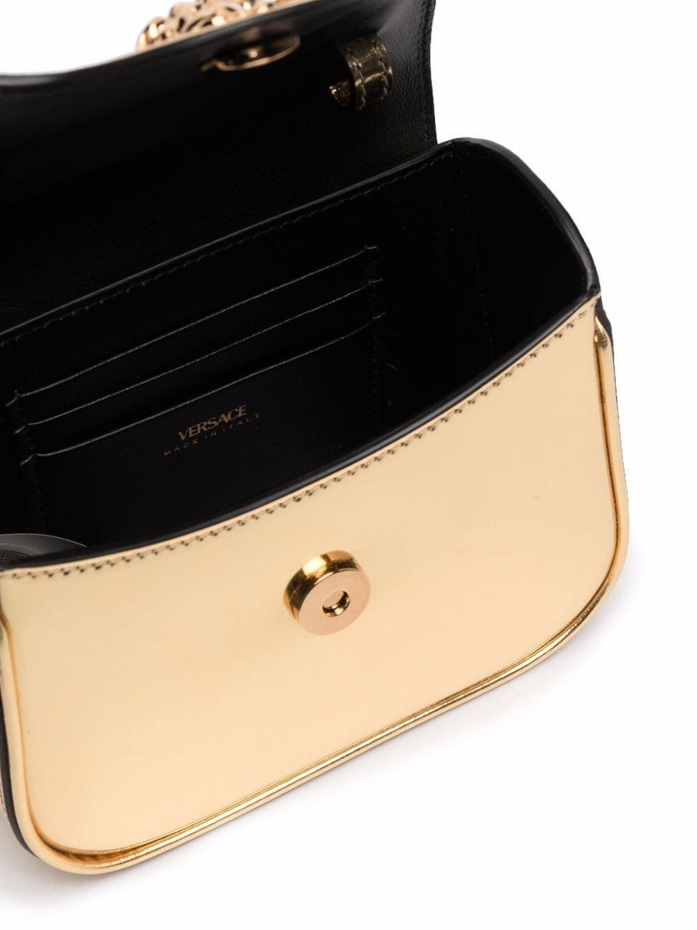 Versace La Medusa patent-leather mini bag - Image 5