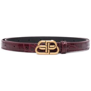Balenciaga  logo-buckle belt