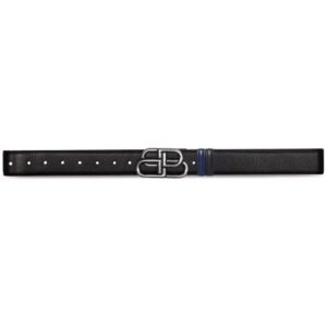 Balenciaga  BB buckle leather belt