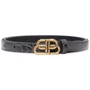 Balenciaga  logo-buckle belt