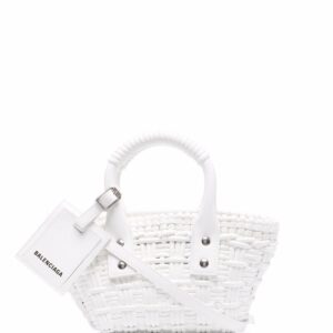 Balenciaga Bistro XXS woven basket bag