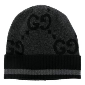 Gucci intarsia-knit logo beanie