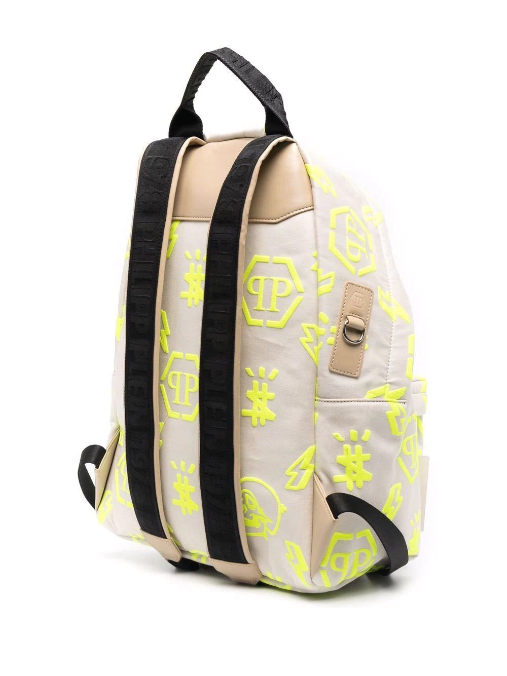 Phillip plein embossed-logo print backpack - Image 3