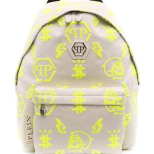 Phillip plein embossed-logo print backpack