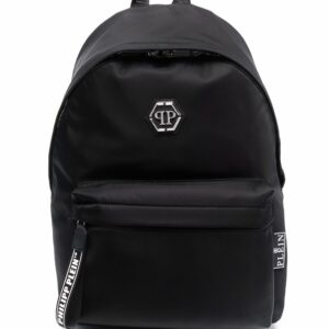 Phillip plein hexagon logo backpack