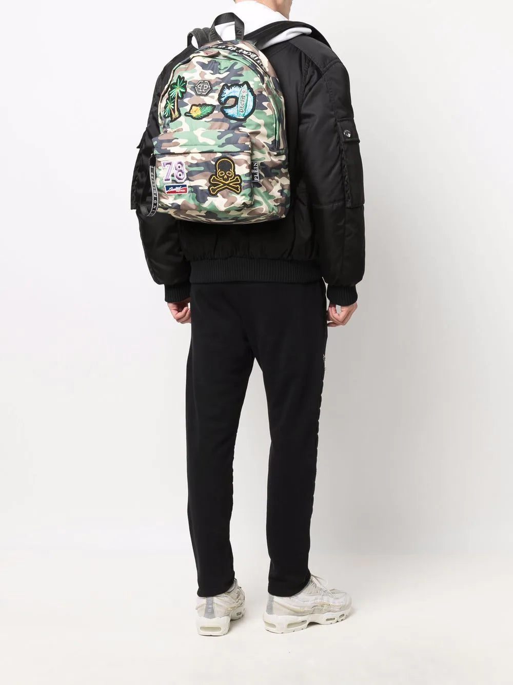 Phillip plein mixed-patches backpack - Image 2