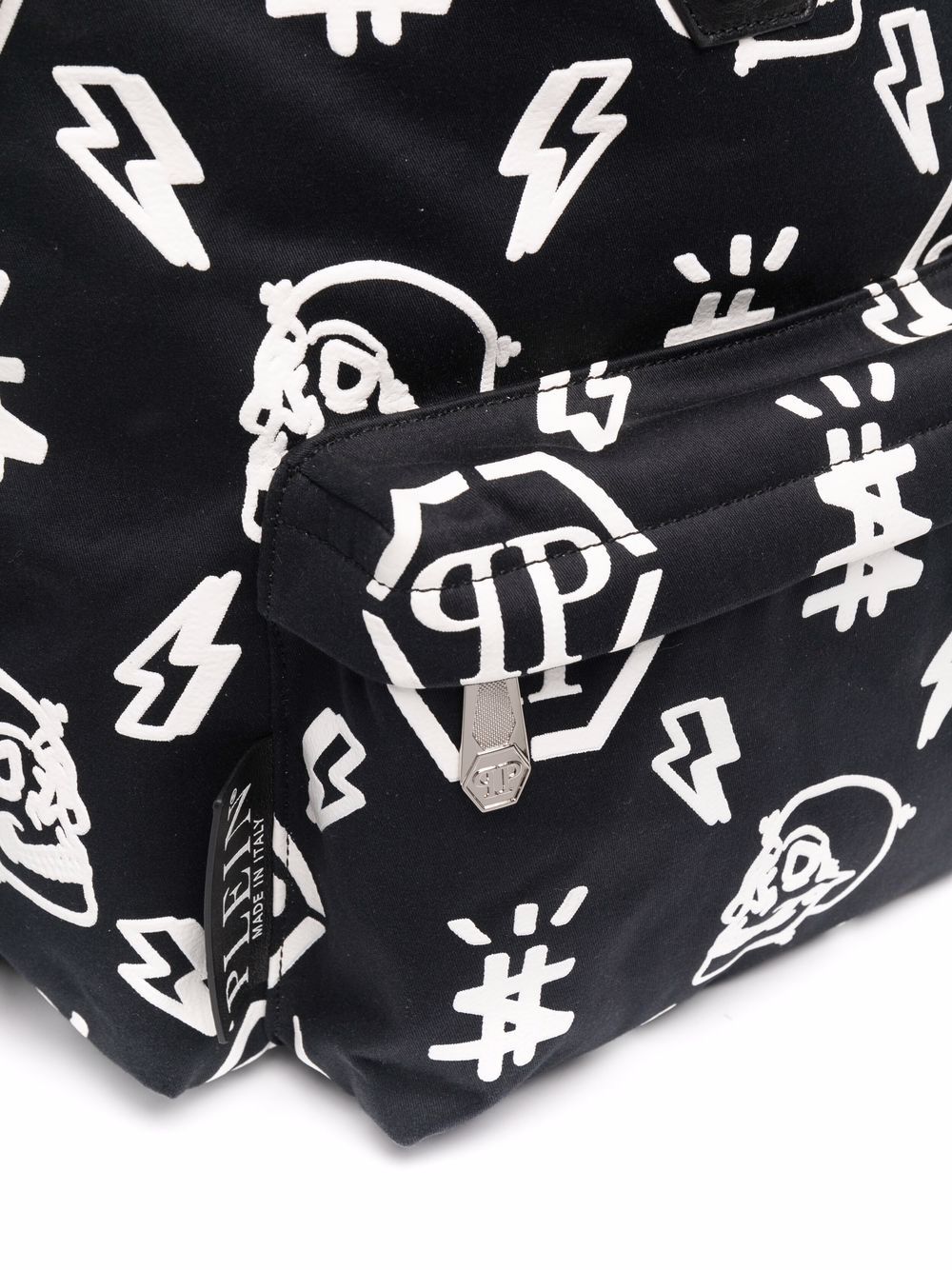 Phillip plein Icon Plein embossed-logo backpack - Image 4