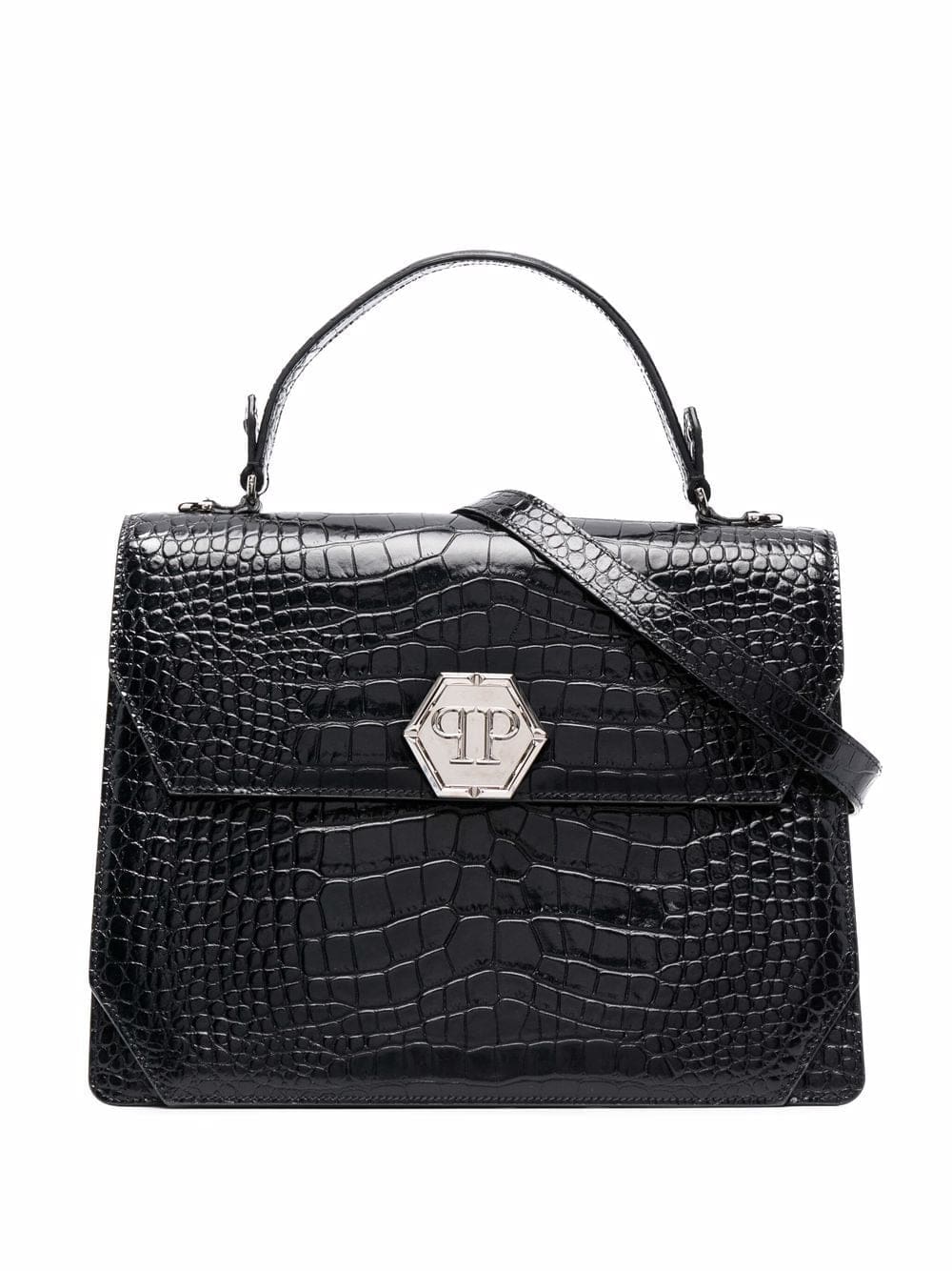 Philipp Plein embossed logo tote bag