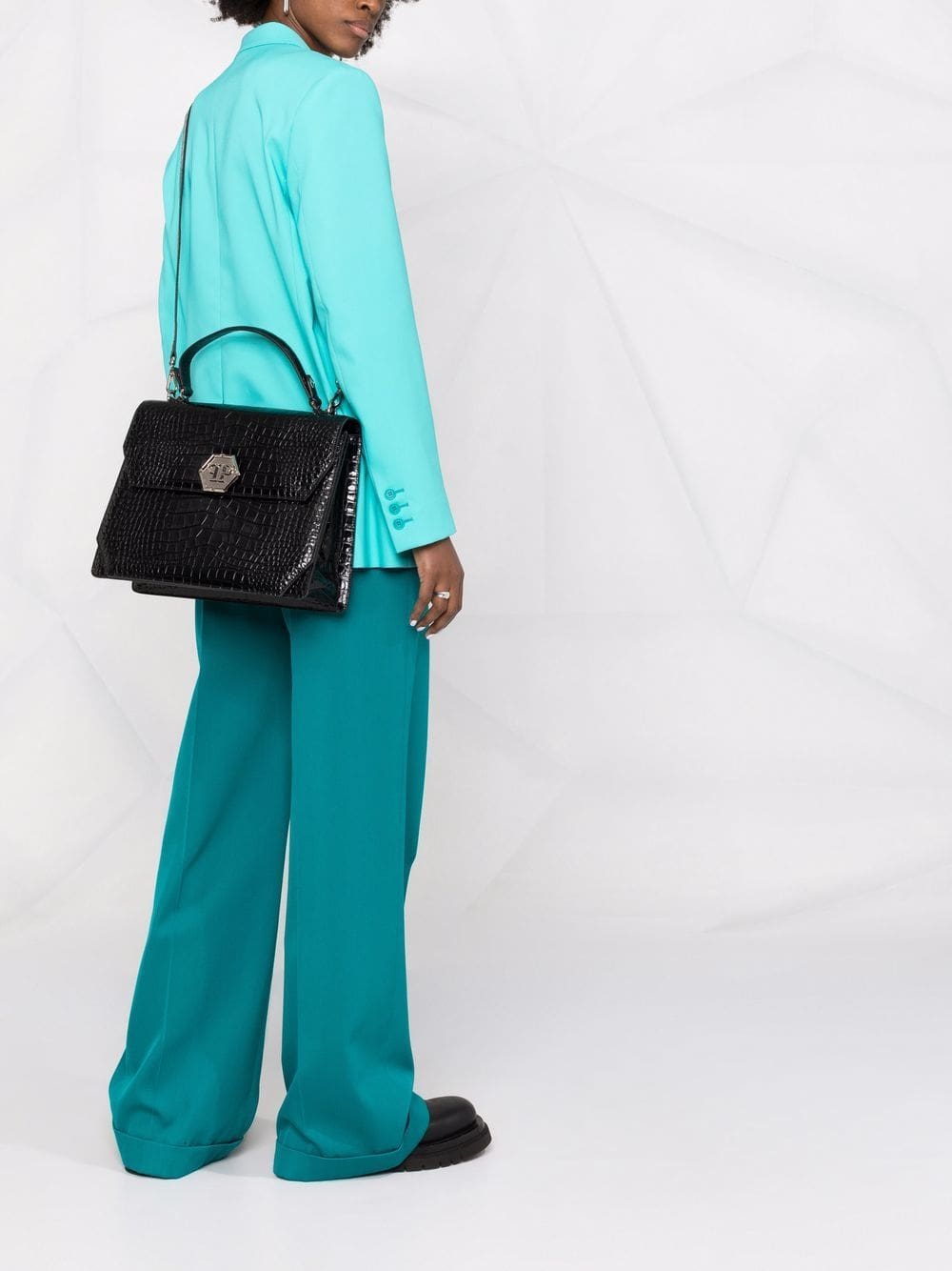 Philipp Plein embossed logo tote bag - Image 2