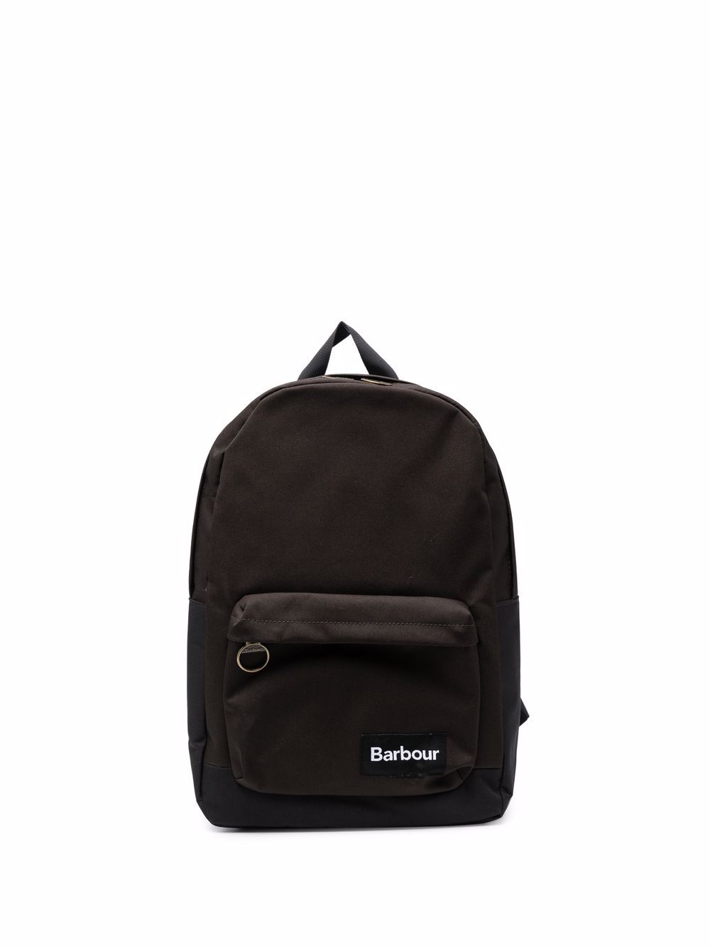 Barbour logo-patch pocket backpacks