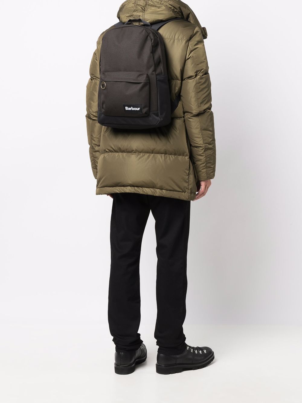 Barbour logo-patch backpack - Image 3