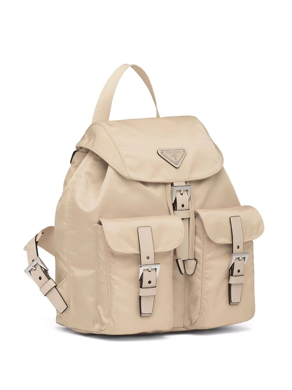 Prada small logo-plaque backpack - Image 2