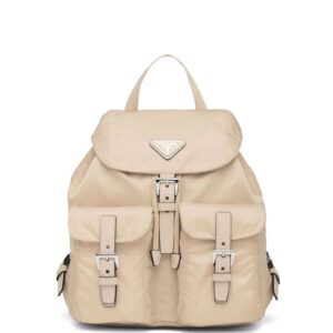 Prada small logo-plaque backpack