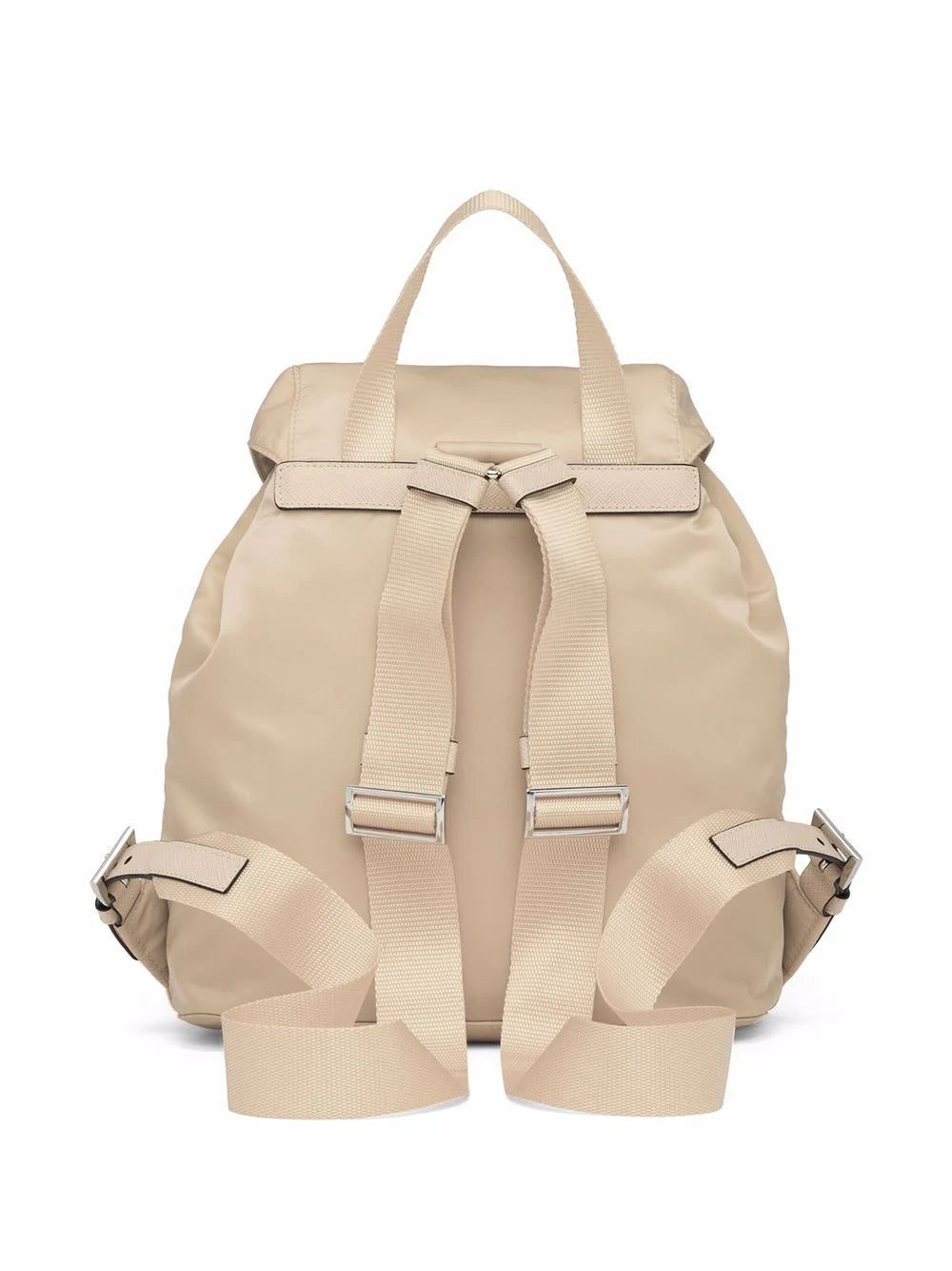 Prada small logo-plaque backpack - Image 3