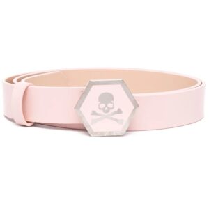 Philipp Plein  skull-motif leather belt