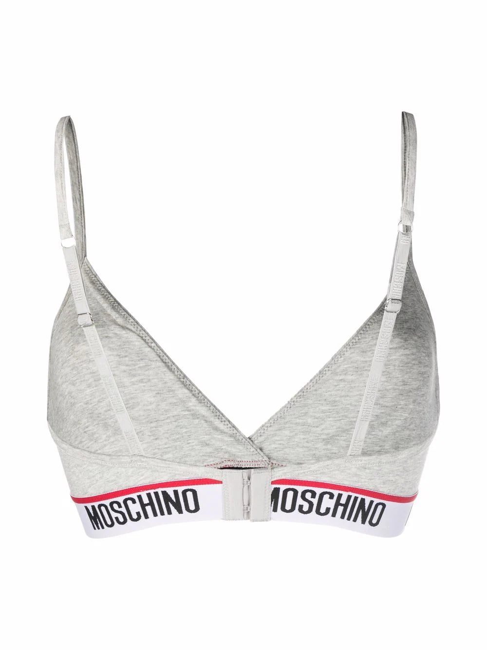 Moschino logo-tape triangle-cup bra - Image 2
