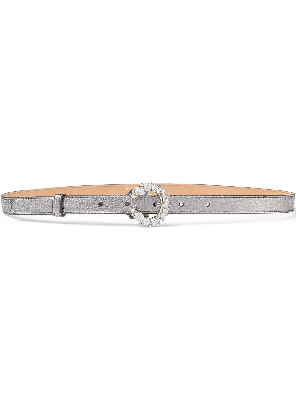 Jimmy Choo Mini Madeline metallic belt