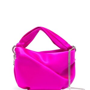 Jimmy Choo Bonny satin-finish tote bag