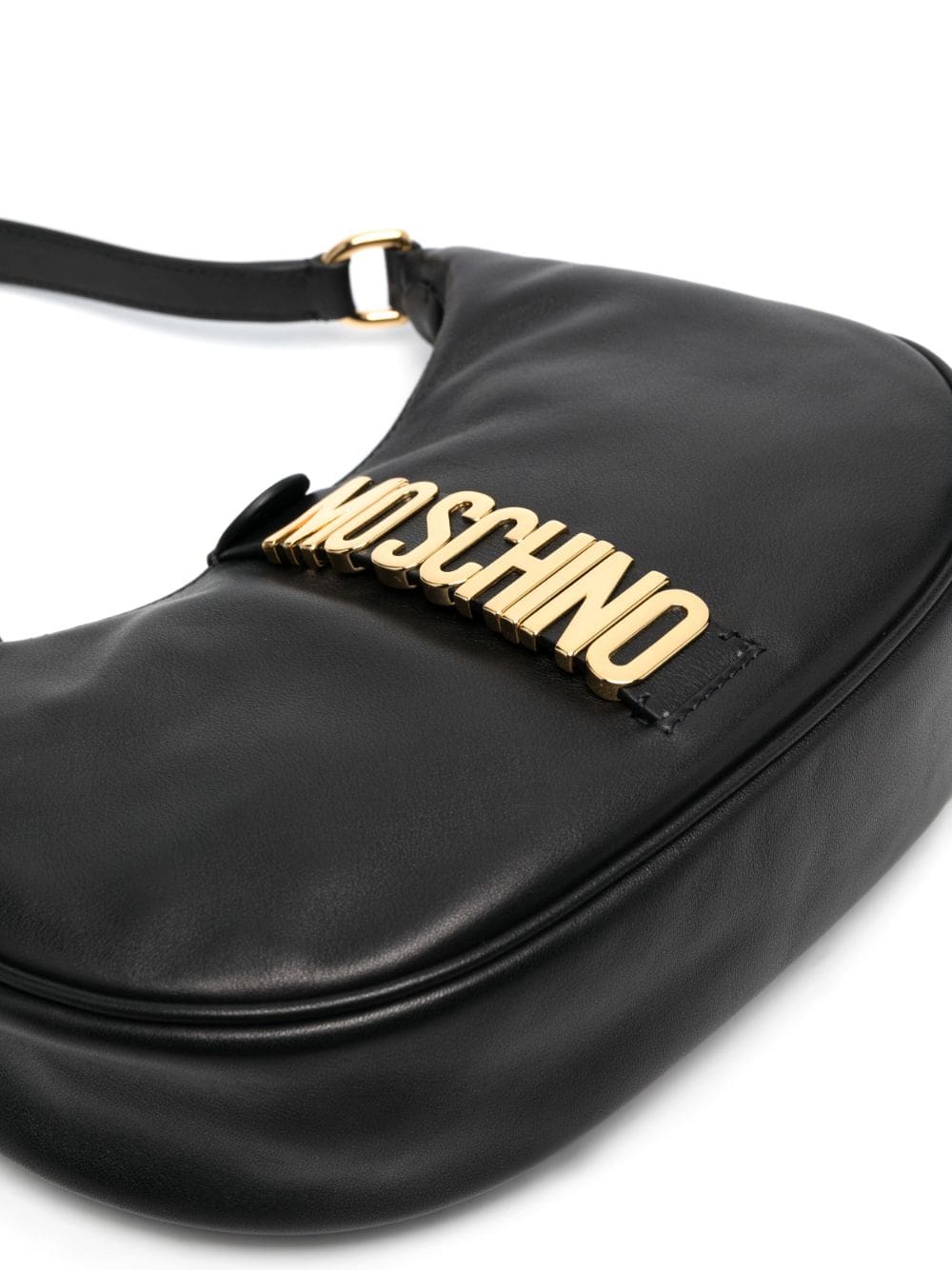Moschino logo plaque shoulder bag - Image 5