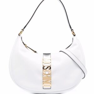 Moschino logo plaque shoulder bag