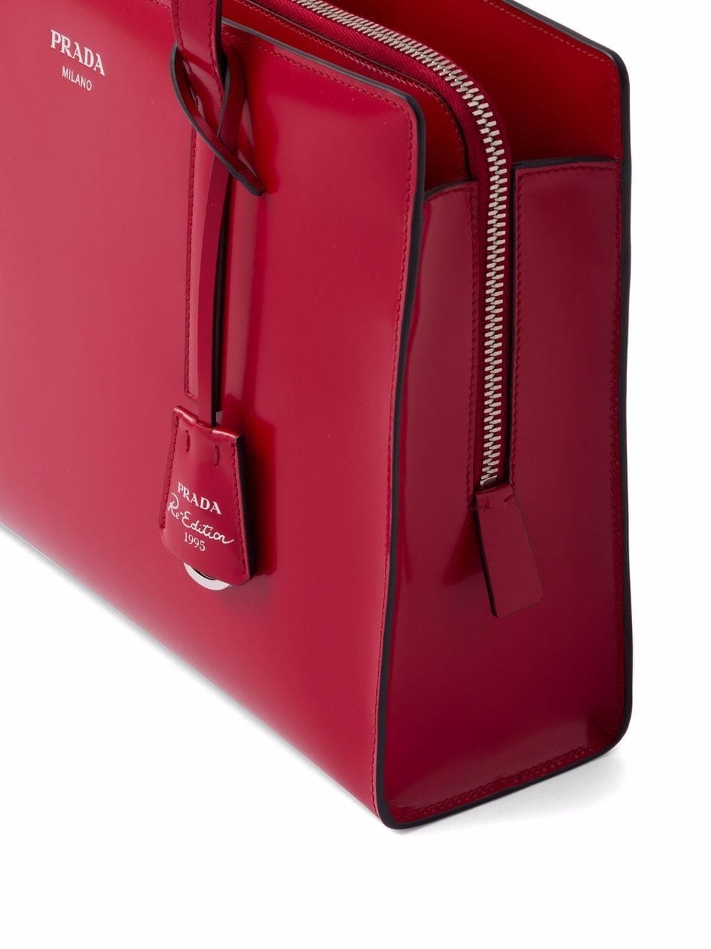 Prada large Re-Edition 1995 leather handbag - Image 3