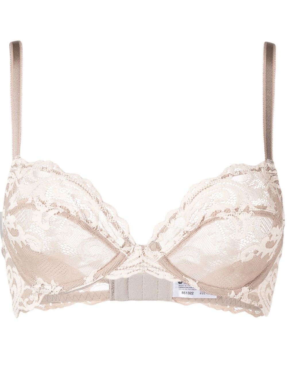 Wacoal lace-detail sheer bra