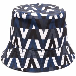 Valentino Garavani reversible Optical Valentino bucket hat