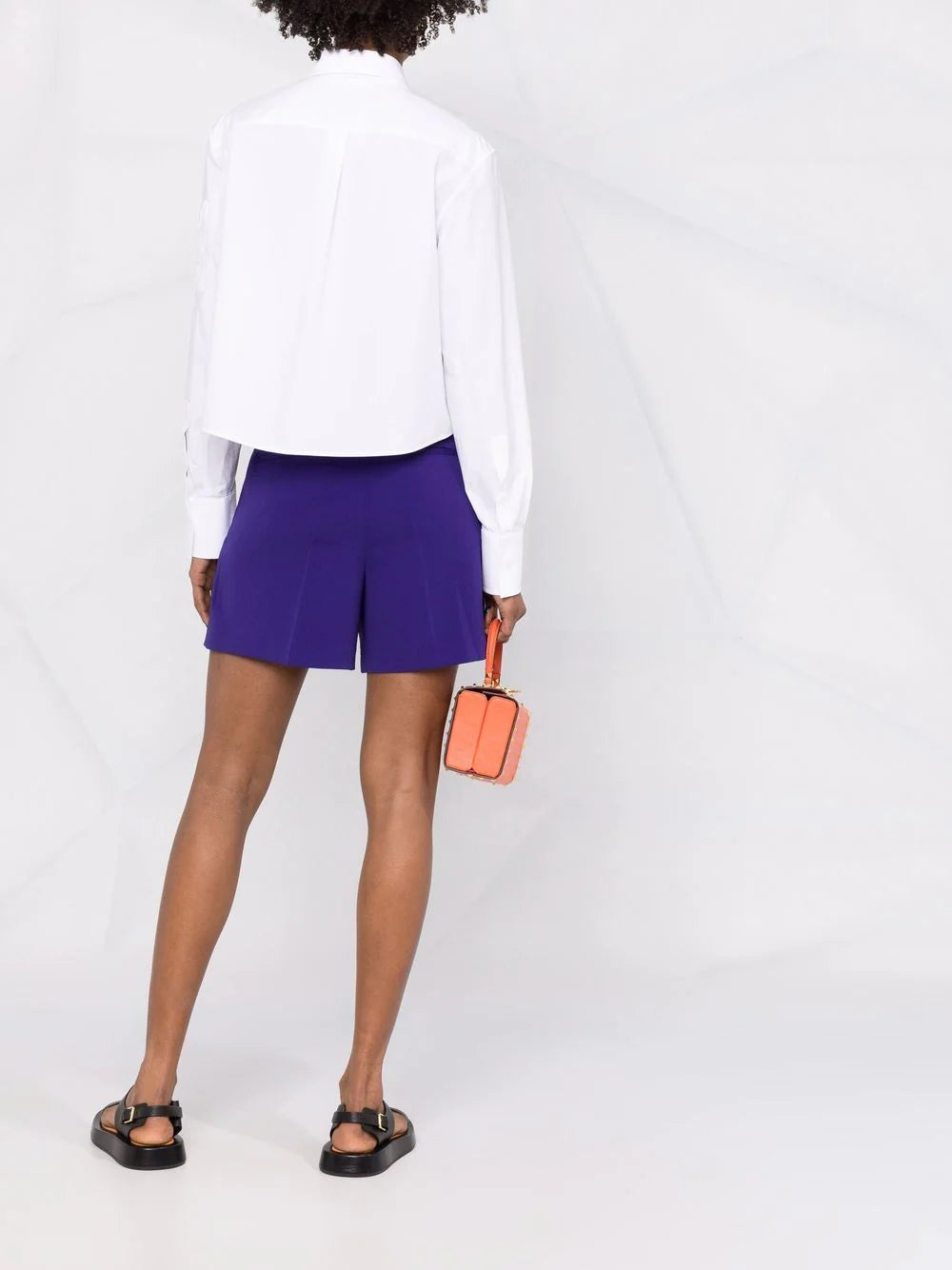 Valentino Garavani appliqué cropped shirt - Image 4