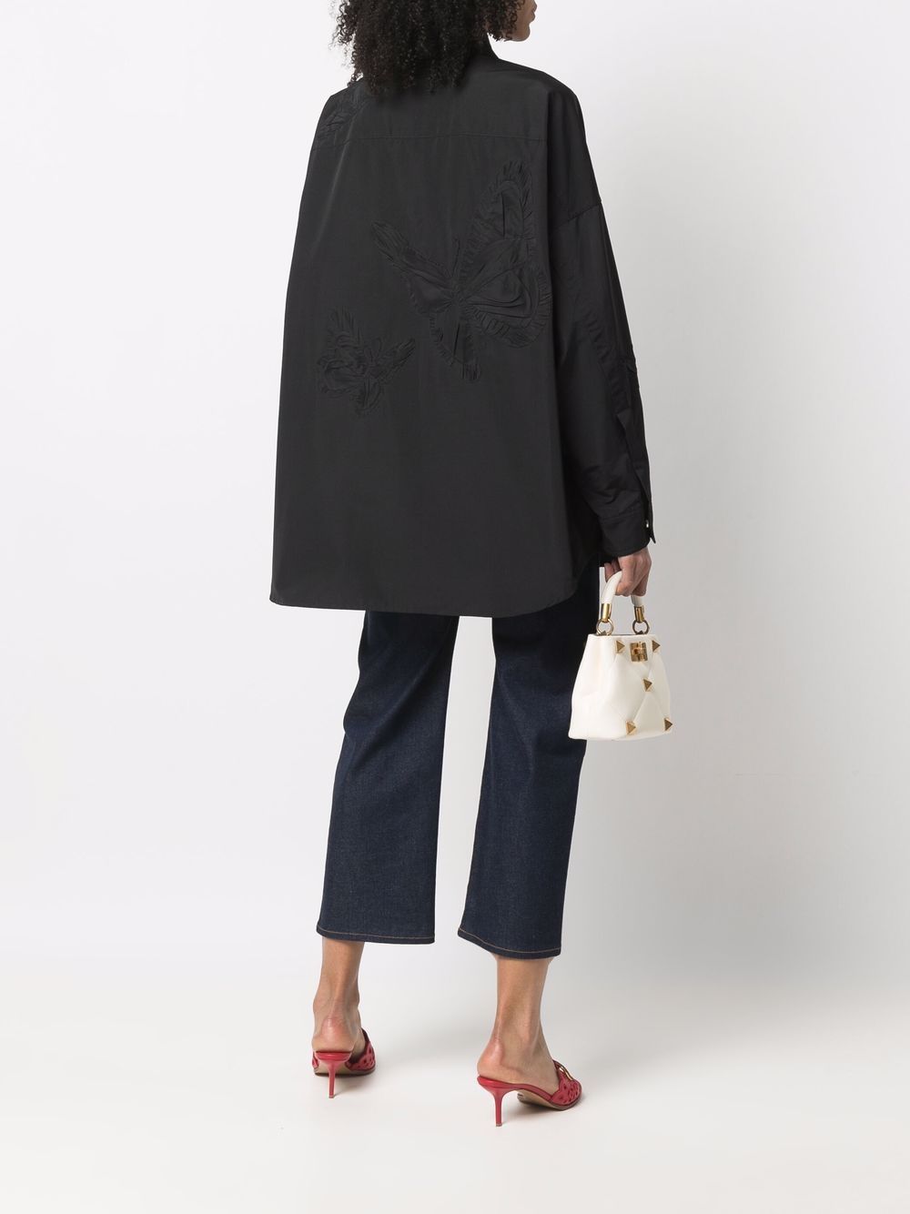Valentino Garavani embroidered butterfly shirt - Image 2