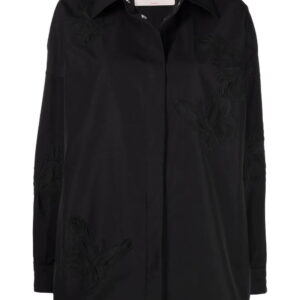 Valentino Garavani  embroidered butterfly shirt