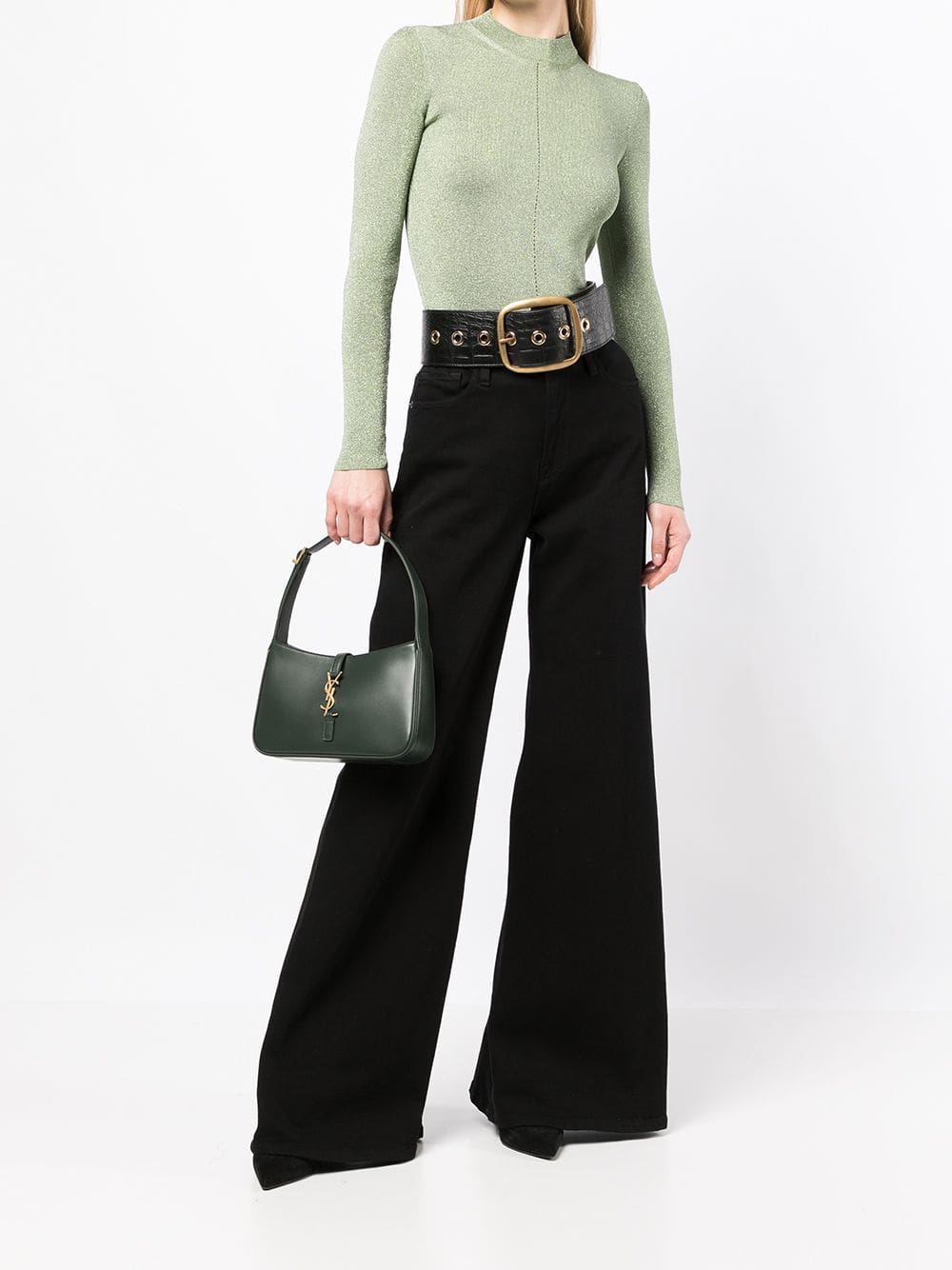 Saint Laurent 5A7 logo-plaque shoulder bag - Image 2