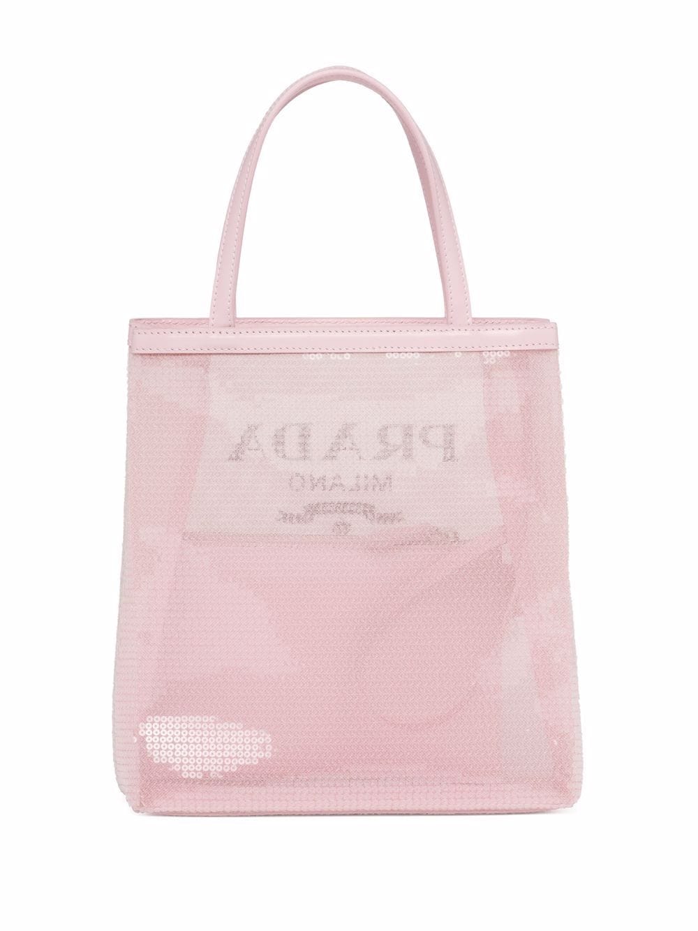 Prada logo-print sequin-embellished mini bag - Image 3