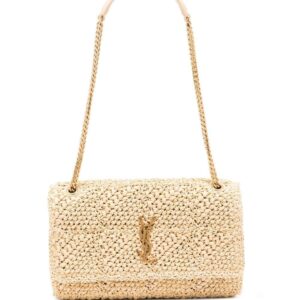 Saint Laurent woven chain strap bag