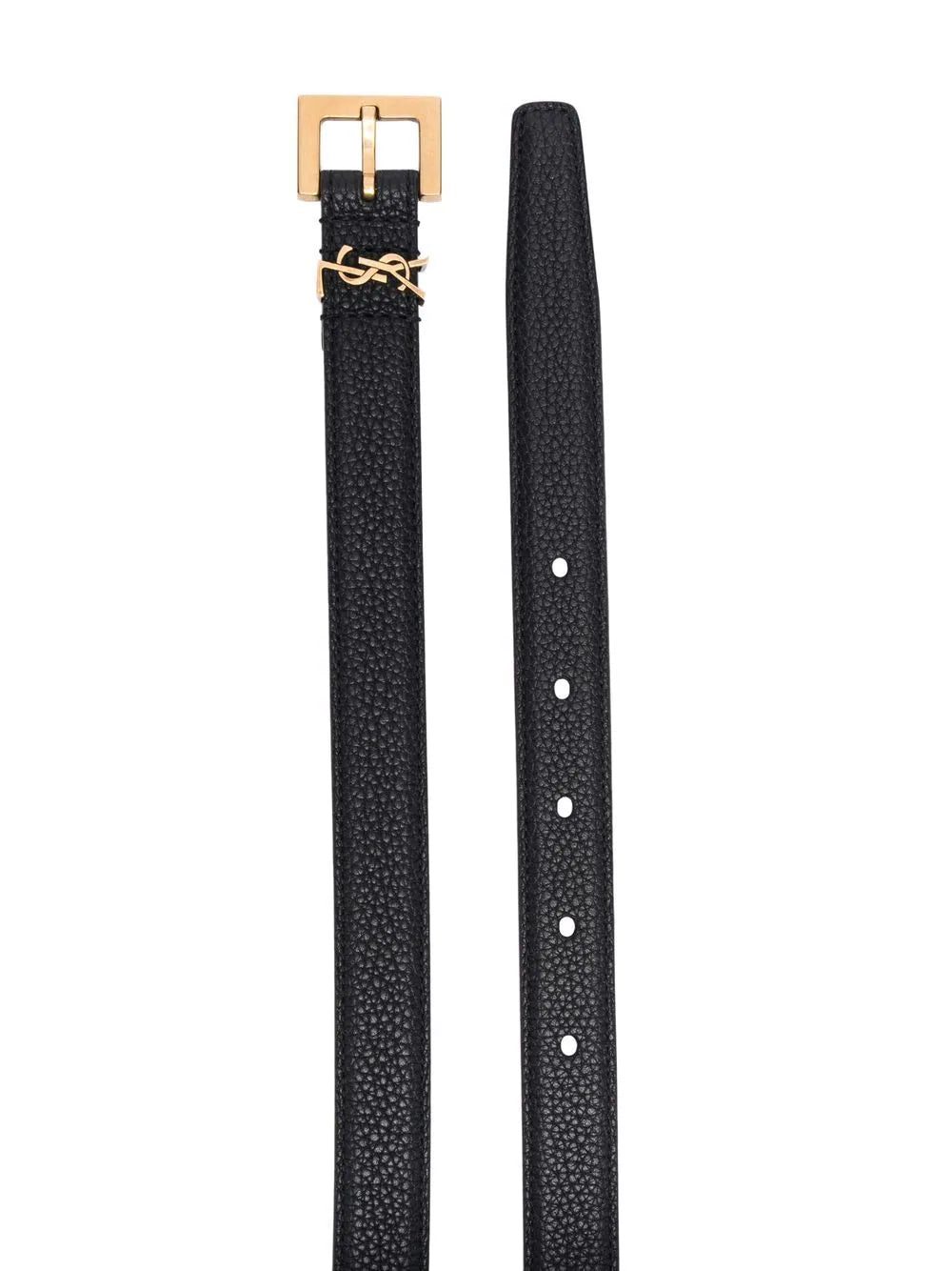 Saint Laurent monogram square-buckle belt - Image 2