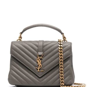 Saint Laurent medium College quilted shoulder bag