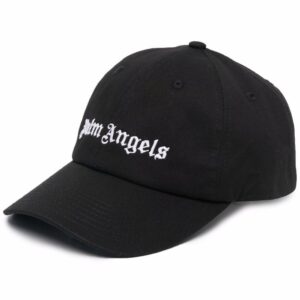 Palm Angels logo-embroidered cotton cap