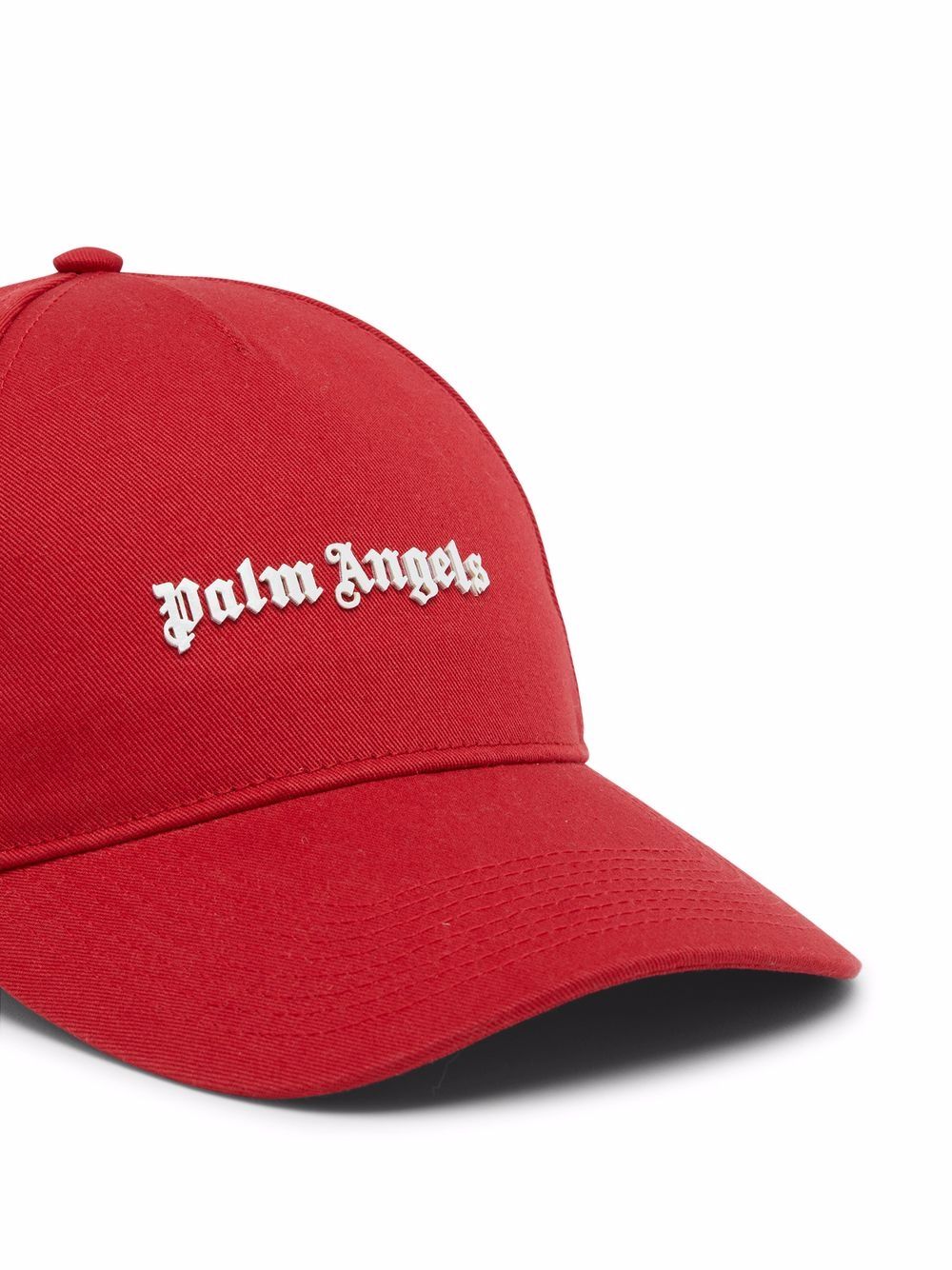 Palm Angels logo-print cotton cap - Image 3